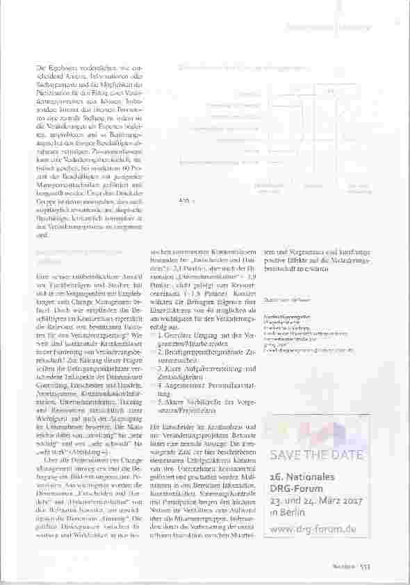 Vorschauseite 4: Umfrage zu Change Management Begleiten, belohnen, begeistern