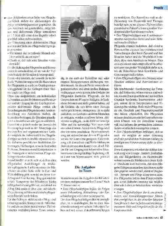 Vorschauseite 2: Aktivierende Pflege Herausforderungen und Forderungen