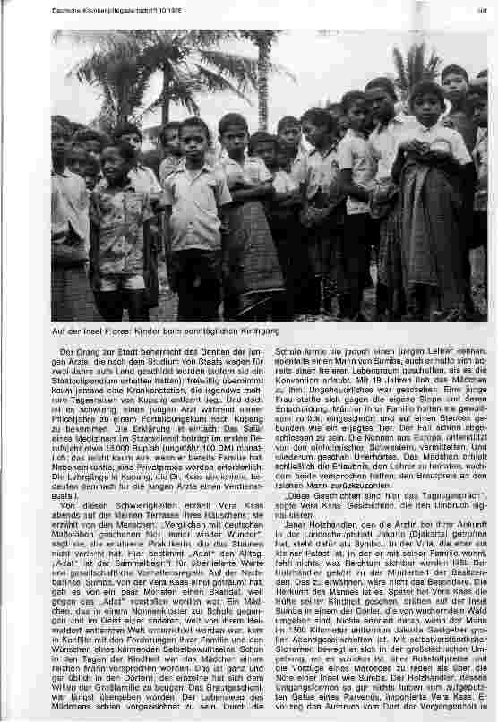 Vorschauseite 4: Deutsche Ärztin unterstützt medizinische Fortbildung in Ost-Indonesien