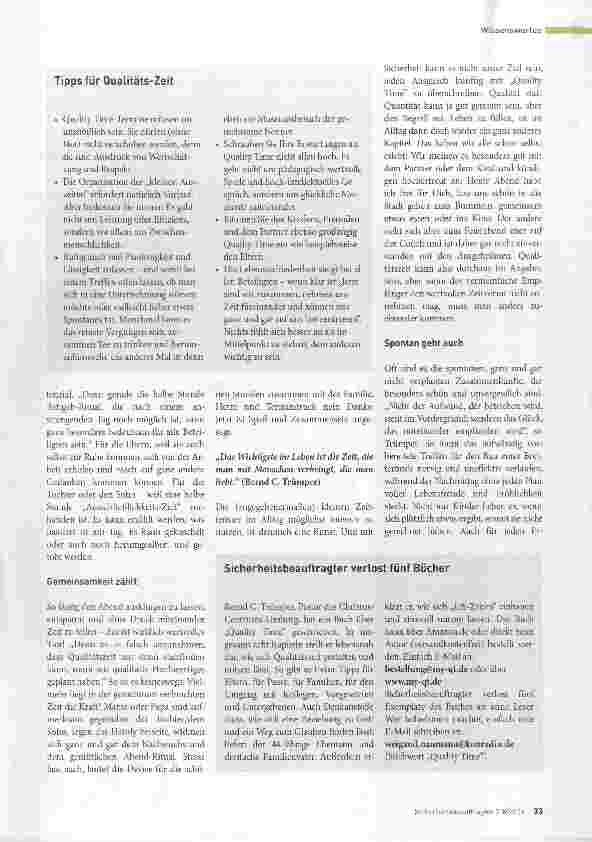 Vorschauseite 2: Was wirklich wesentlich ist