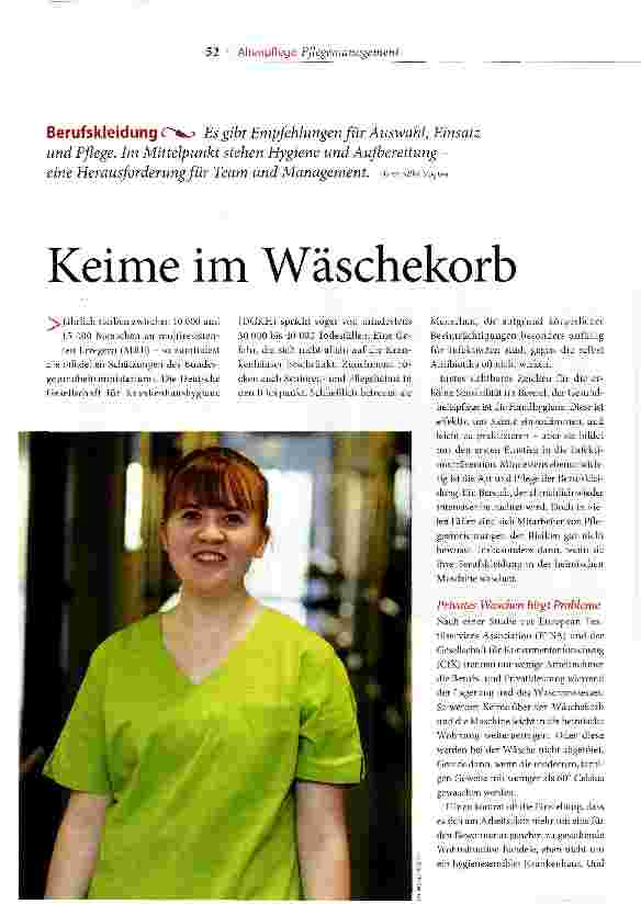 Vorschauseite 1: Keime im Wäschekorb