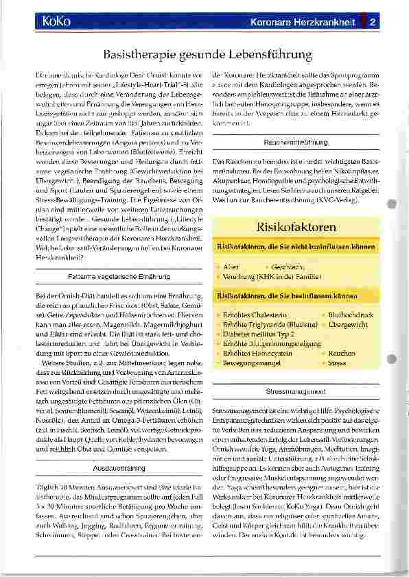 Vorschauseite 2: Koronare Herzkrankheit (KHK)