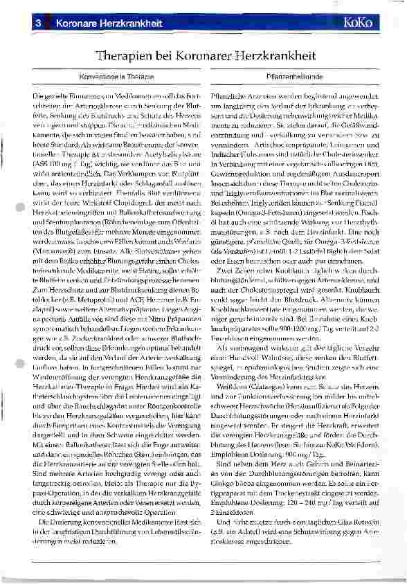 Vorschauseite 3: Koronare Herzkrankheit (KHK)