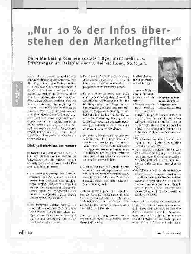 Vorschauseite 1: Nur 10% der Infos überstehen den Marketingfilter