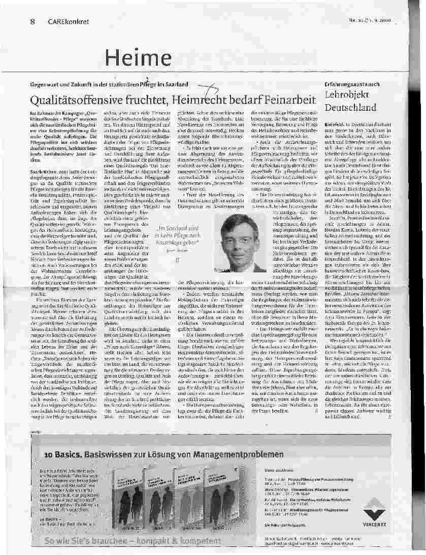 Vorschauseite 1: Qualitätsoffensive fruchtet, Heimrecht bedarf Feinarbeit