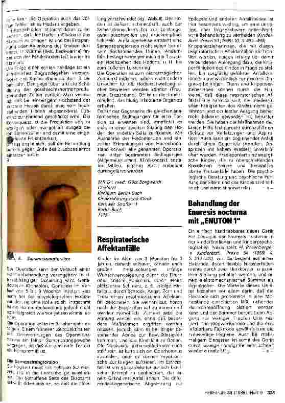 Vorschauseite 3: Chirurgische Krankheiten der Leistenregion im Kindesalter