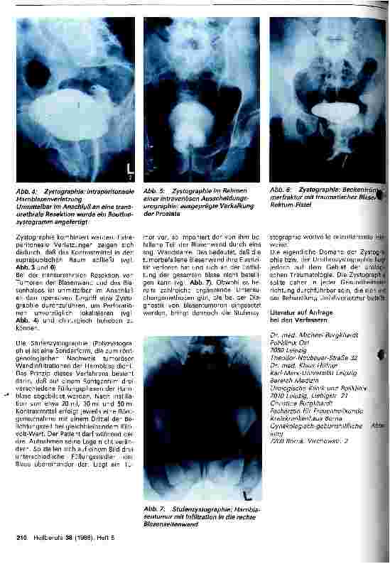 Vorschauseite 2: Urologische Untersuchungsverfahren - Zystographie
