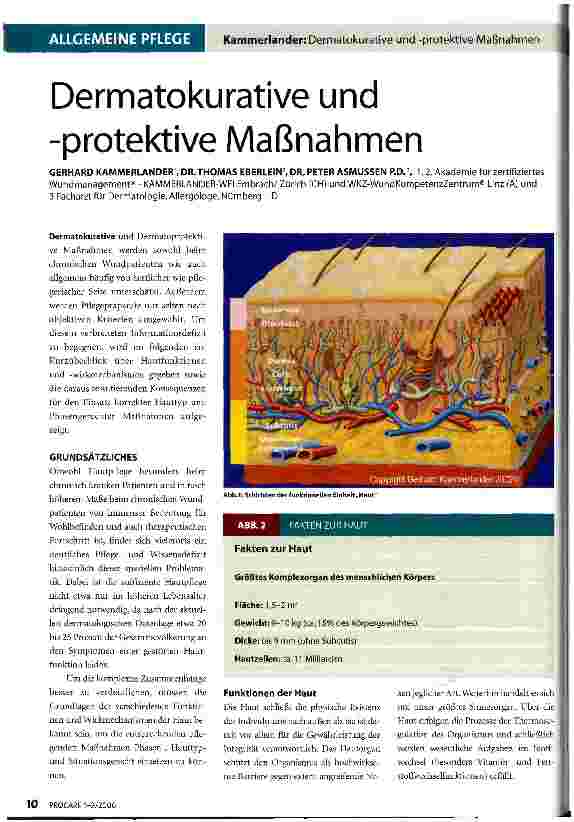 Vorschauseite 1: Dermatokurative und -protektive Maßnahmen