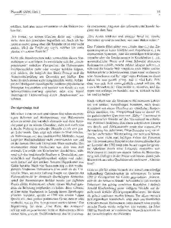 Vorschauseite 3: Hahnemann und die Homöopathie: Alternativ seit 250 Jahren