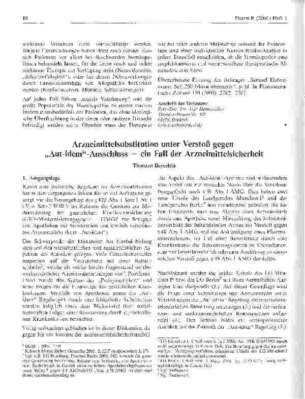 Vorschauseite 6: Hahnemann und die Homöopathie: Alternativ seit 250 Jahren