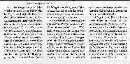 Vorschauseite 2: Markt wächst, aber nicht stationär
