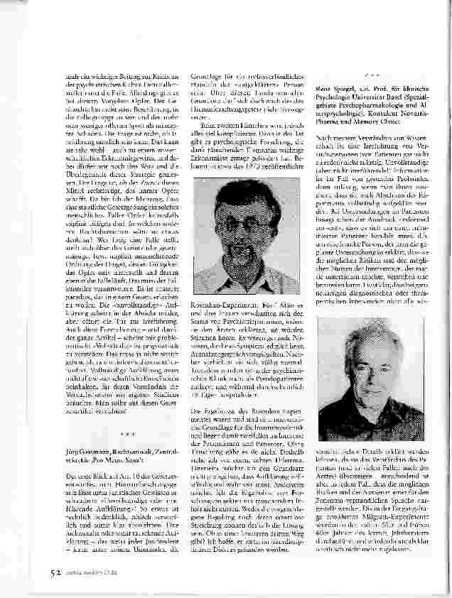 Vorschauseite 2: Irreführende Information von Versuchspersonen