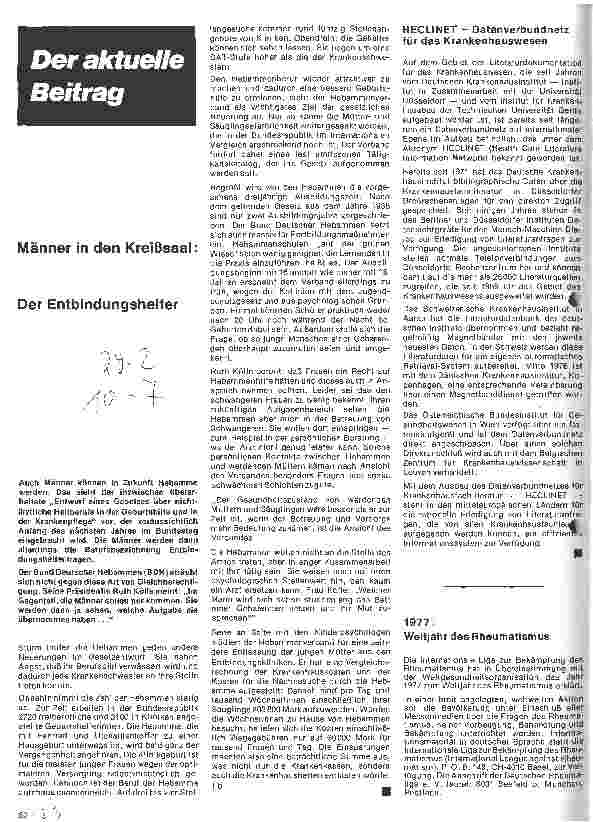 Vorschauseite 1: Männer in den Kreißsaal: Der Entbindungshelfer