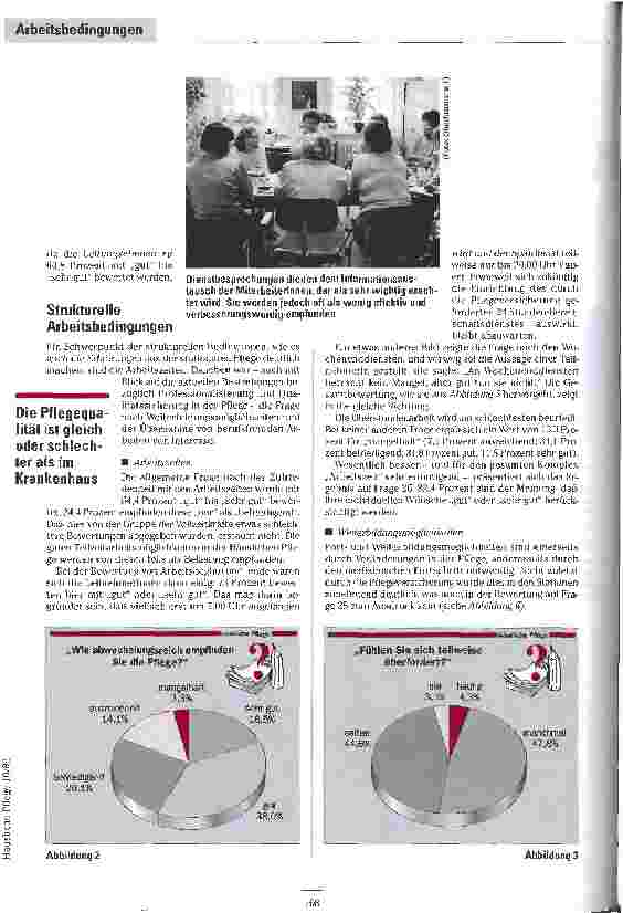 Vorschauseite 3: Zufriedensein und motiviert arbeiten Arbeitsbedingungen in ambulanten Diensten aus Sicht der Pflegenden