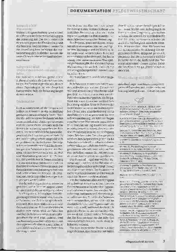 Vorschauseite 6: Wie erleben Patienten die Isolierung wegen einer Infektion oder Kolonisierung mit MRSA?