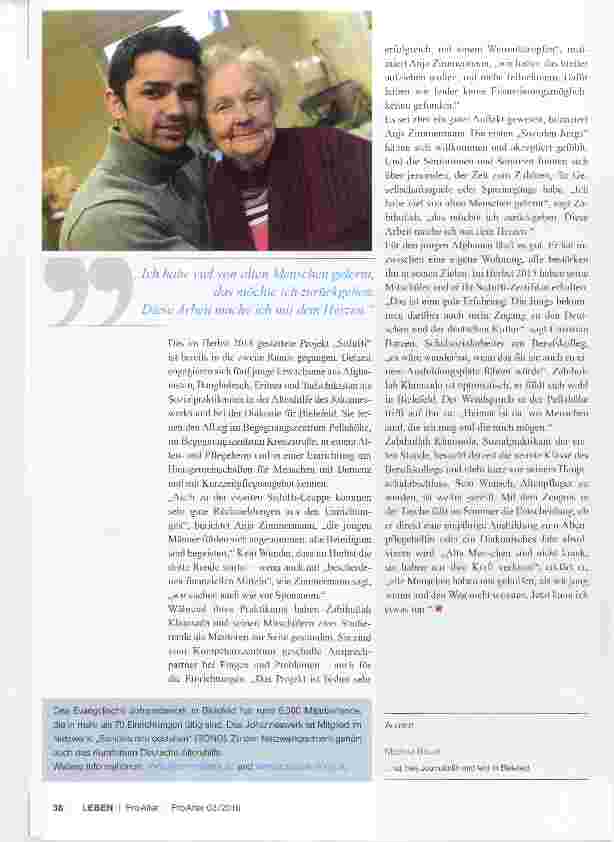 Vorschauseite 3: Willkommen in der Altenpflege