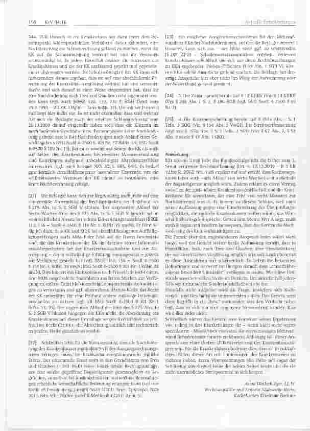Vorschauseite 4: Krankenversicherungsrecht Vergütung von Krankenhausleistungen