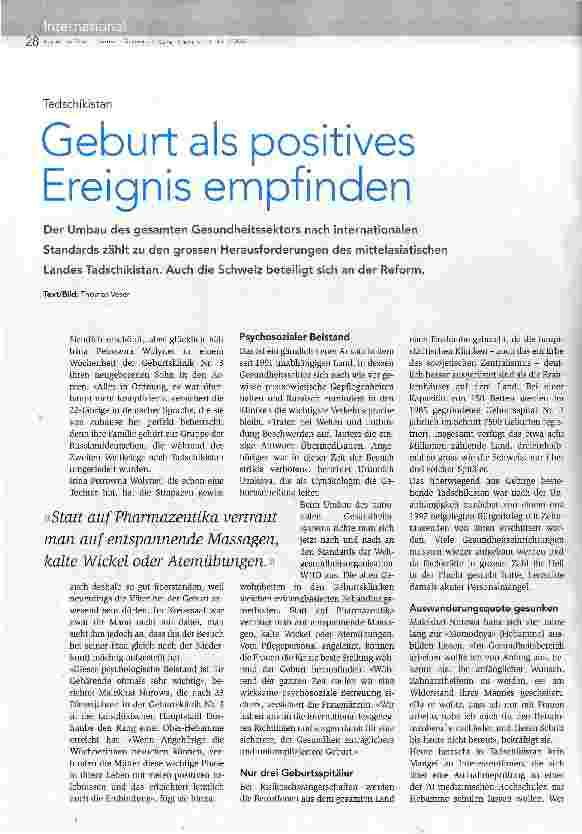 Vorschauseite 1: Geburt als positives Ereignis empfinden