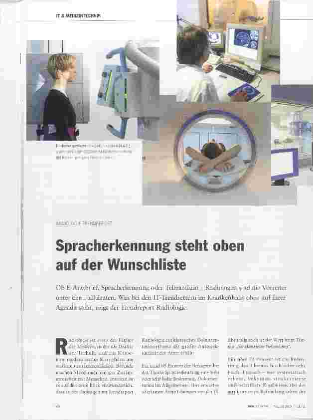 Vorschauseite 1: Spracherkennung steht oben auf der Wunschliste
