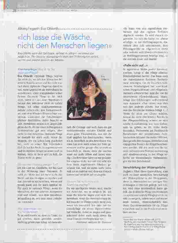Vorschauseite 1: Ich lasse die Wäsche, nicht den Menschen liegen