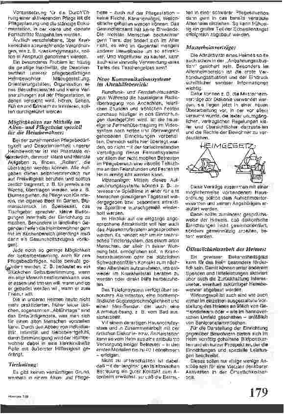 Vorschauseite 3: Checkliste fürs Altenheim Referat für Altenhilfe Diakonisches Werk, Hannover