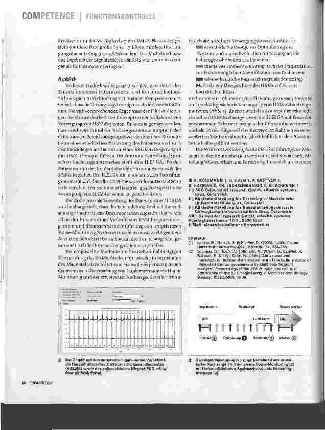 Vorschauseite 3: Telemedizinisches Versorgungskonzeptfür Patienten mit implantiertem Herzschrittmacher