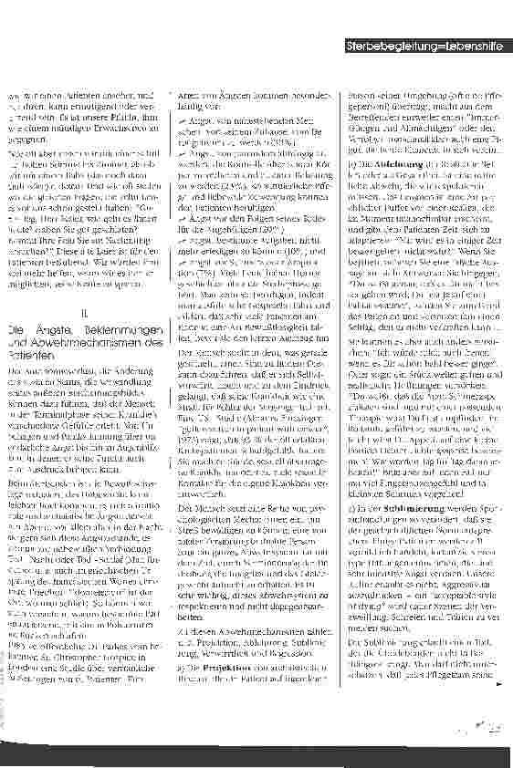 Vorschauseite 2: Wo nichts mehr zu machen ist, bleibt noch alles zu tun... Zurück zum Existentiellen: Was Sterbende erleben