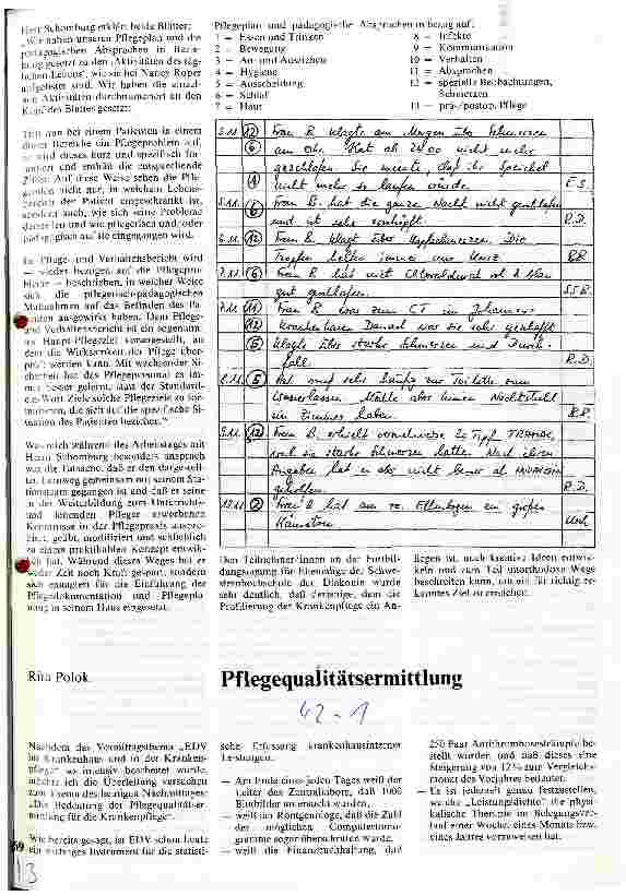 Vorschauseite 1: Pflegequalitätsermittlung