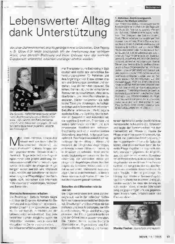 Vorschauseite 1: Lebenswerter Alltag dank Unterstützung