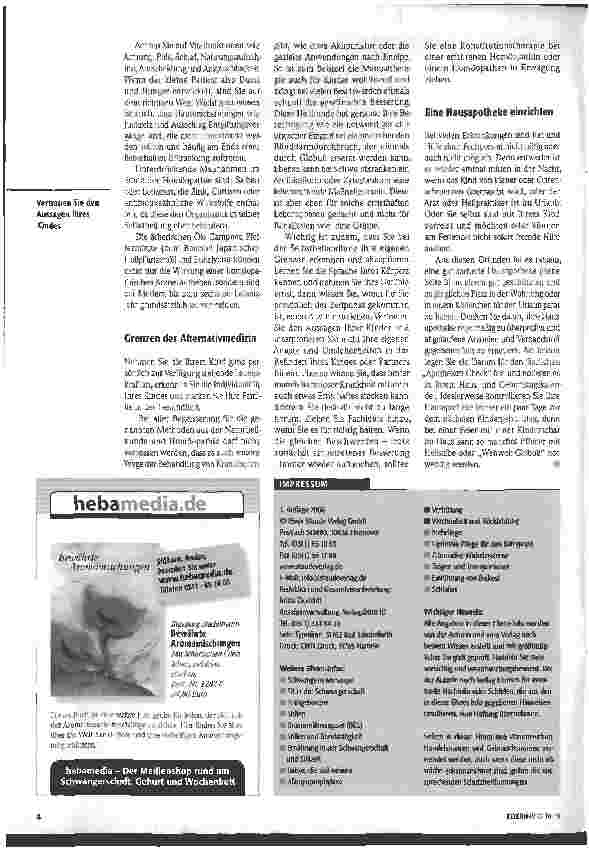 Vorschauseite 3: Komplementäroder Alternativmedizin?
