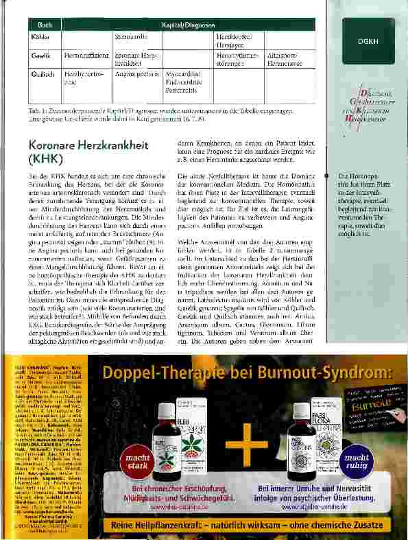 Vorschauseite 3: Bewährte Indikationen der Homöopathie Herzund Kreislauferkrankungen