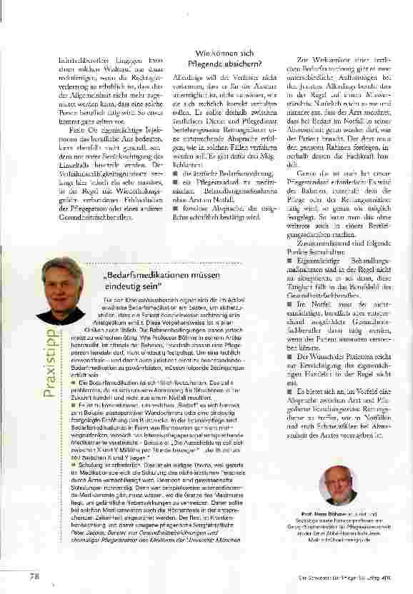 Vorschauseite 3: EIGENMÄCHTIGES HANDELN IM NOTFALL ZULÄSSIG?
