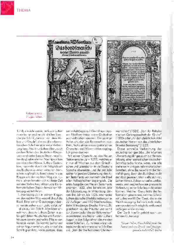 Vorschauseite 4: Reformation braucht Druck Eine Betrachtung zur Erfindung des Buchdrucks im Vorfeld der Reformation
