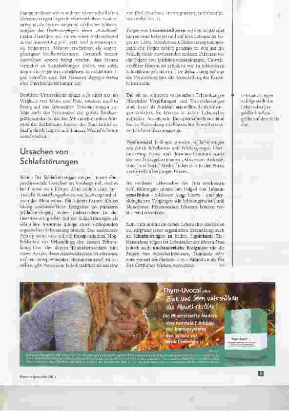 Vorschauseite 2: Schlafstörungen im Kontext der drei Frauenalter