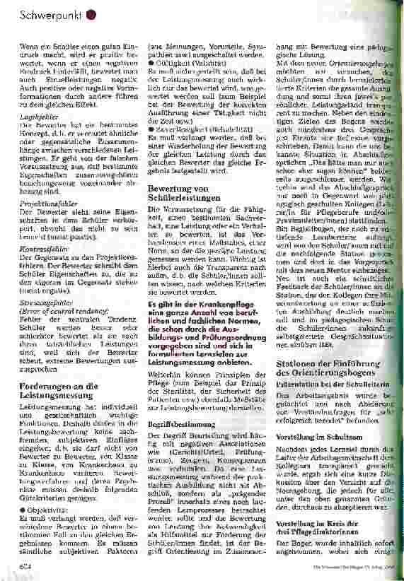 Vorschauseite 2: Von der Schülerbeurteilung zur Orientierungshilfe in der Praxis