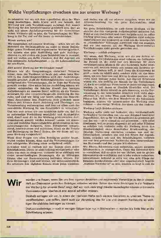 Vorschauseite 1: Welche Verpflichtungen erwachsen uns aus unserer Werbung?