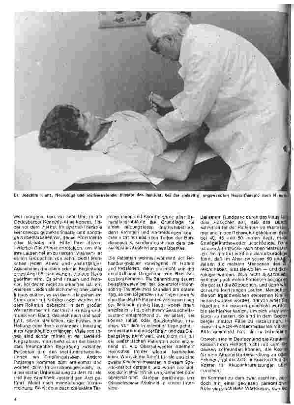 Vorschauseite 3: Das Institut für Spezial-Therapie in Bad Godesberg