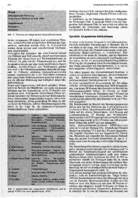 Vorschauseite 3: Möglichkeiten der Akupunktur in der Schmerztherapie