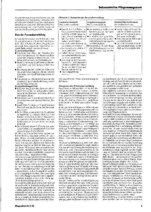 Vorschauseite 2: Personalentwicklung im Krankenhaus Pflege Dokumentation