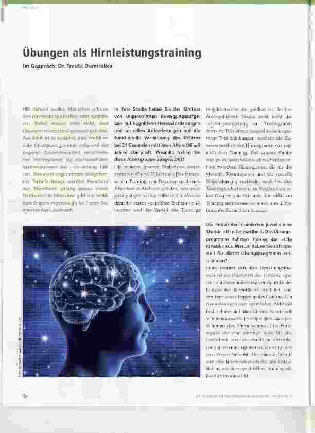 Vorschauseite 1: Übungen als Hirnleistungstraining