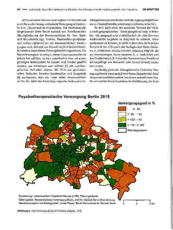 Vorschauseite 2: Gesundheit verbessern und fördern - Ein Schwerpunkt in der medizin-geografischen Forschung
