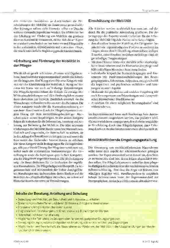 Vorschauseite 2: Mobilität erhalten und fördern