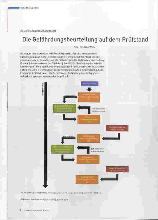 Vorschauseite 1: Die Gefährdungsbeurteilung auf dem Prüfstand