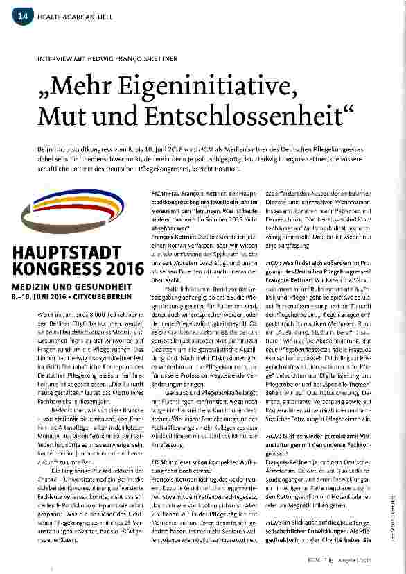 Vorschauseite 1: Mehr Eigeninitiative, Mut und Entschlossenheit