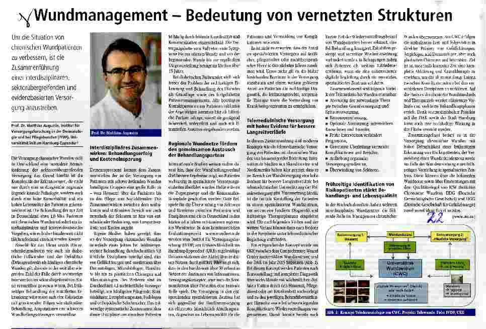 Vorschauseite 1: Wundmanagement Bedeutung von vernetzten Strukturen