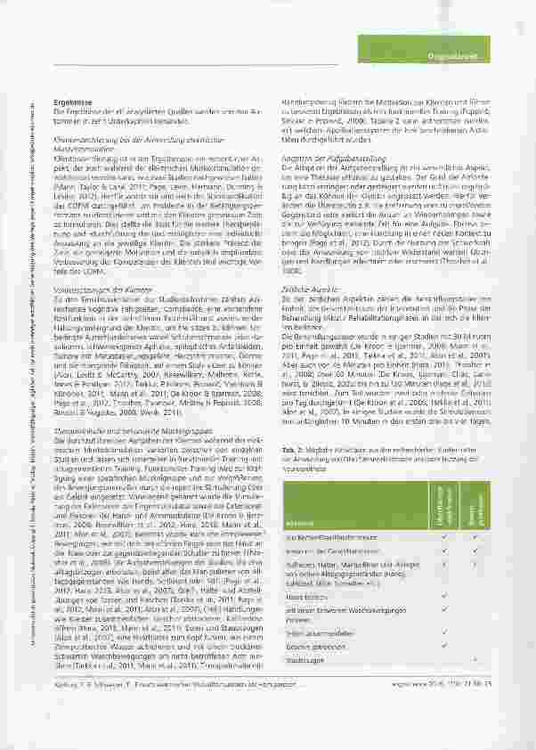 Vorschauseite 5: Einsatz elektrischer Muskelstimulation bei Hemiparesen eine zusätzliche Therapiemaßnahme in der Ergotherapie