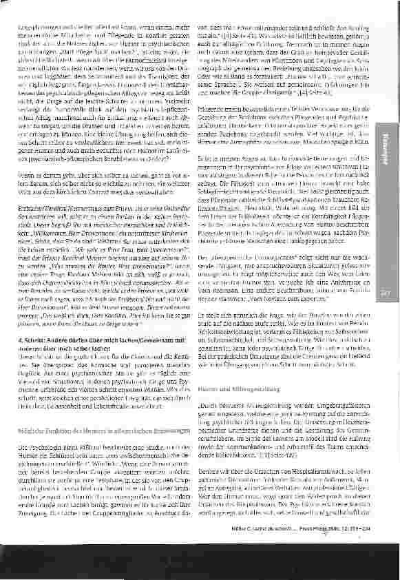 Vorschauseite 3: Lachst du schon?! - Humor und Lebensfreude in der psychiatrischen Pflege