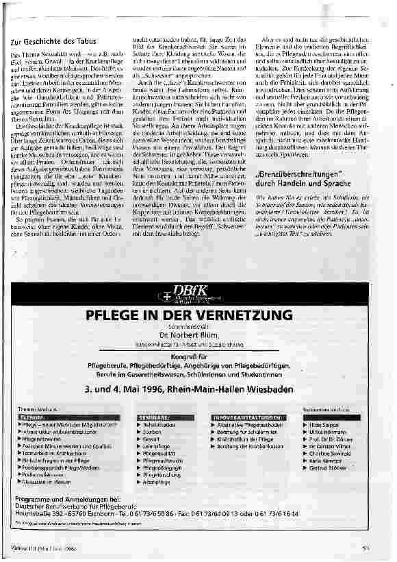 Vorschauseite 2: Sexualität in der Pflege Der Umgang mit einem Tabuthema