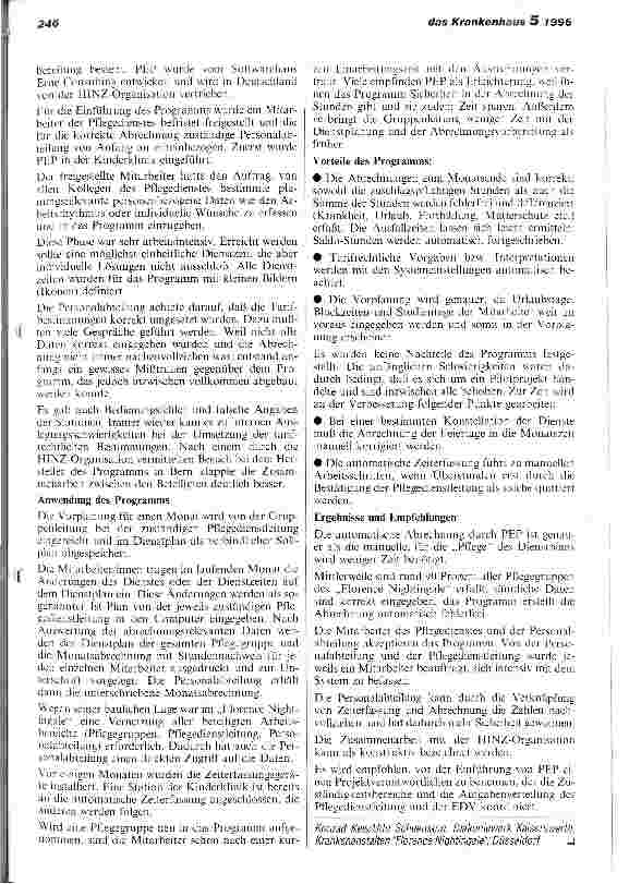 Vorschauseite 2: Mehr Zeit für die Patienten durch PEP