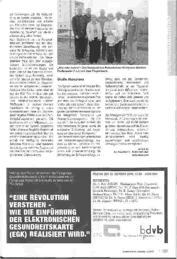 Vorschauseite 2: Neue Software für Zeitwirtschaft und Dienstplanung am Klinikum Rosenheim